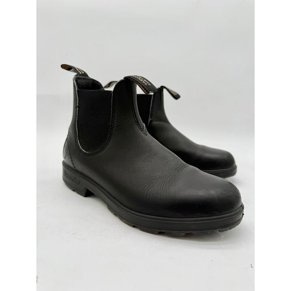 Blundstone Classic Black Leather Pull-On Chelsea Boots Women's Size 9.5 - Picture 2 of 10